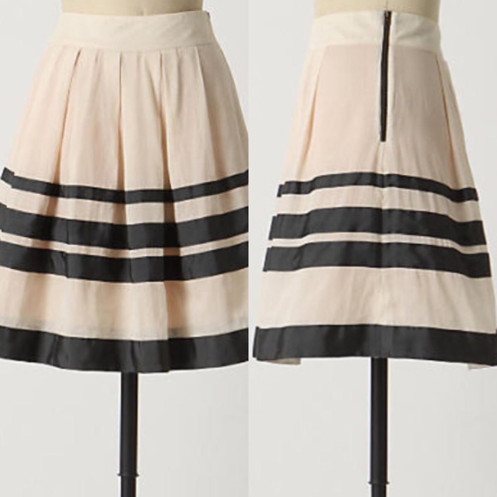 Anthropologie Odille Four if by Sea skirt